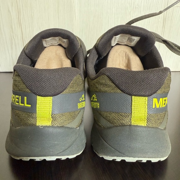 Merrell Bare Access Flex 2 Olive Green Barefoot Sneakers Men’s 10 Wide Toe Box - Picture 2 of 2